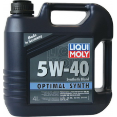 Масло моторное LIQUI-MOLY SAE  5W40 Optimal Synth  4 л 3926 cинтетическое (3926)