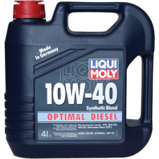 Масло дизельное LIQUI-MOLY SAE 10W40 Optimal Diesel   4 л 3934/2288 полусинтетическое (3934)