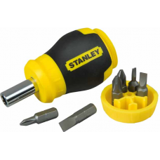 Отвертка STANLEY Stubby Multibit 0-66-357 6 вставок (0-66-357)