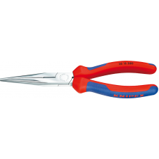 Круглогубцы с плоскими губками и режущими кромками KNIPEX 2615200 200 мм (KN-2615200)