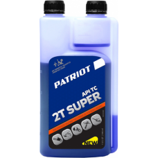 Масло для 2-тактных двигателей PATRIOT Super Active 2T 0,946 л с дозатором полусинтетическое (850-03-0569)