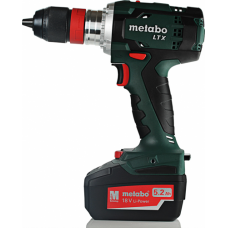 Дрель-шуруповерт аккумуляторная METABO BS 18 LTX Quick 2x5,2 Ач ASC30-36, кейс (602193650)