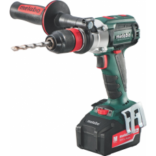 Дрель-шуруповерт аккумуляторная METABO SB 18 LTX BL Quick  2x4,0 Ач ударная ASC30-36, кейс (602199500)