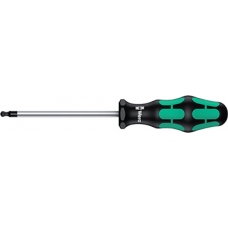 Отвертка WERA Kraftform Plus Серия 300 TORX 367 K TX 25 х 100 мм, со сферической головкой WE-027954 (WE-027954)