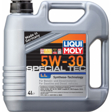 Масло моторное LIQUI-MOLY SAE  5W30 Special Tec LL   4 л 7654 cинтетическое (7654)