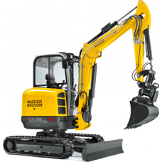 Миниэкскаватор Wacker Neuson EZ38 с нулевым выносом