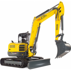 Миниэкскаватор Wacker Neuson 75Z3 с нулевым выносом