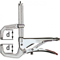 Струбцина C-образная с захватом BESSEY GRZC 110 х 80 мм (BE-GRZC)