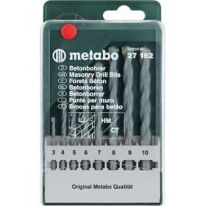 Набор сверл по бетону METABO 8 шт. (3-10 мм) НМ classic (627182000)