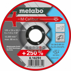 Шлифовальный круг по металлу METABO 125x7,0х22,23 мм M-Calibur (616291000)