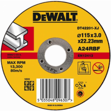 Отрезной круг по металлу DeWALT 115х3x22.2 мм DT42201-XJ (179360)