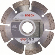 Алмазный диск для резки бетона BOSCH 115х22.2 мм Standard for Concrete (2608602196)