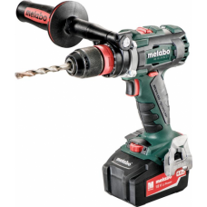 Дрель-шуруповерт аккумуляторная METABO BS 18 LTХ  BL Qi 2x4.0 Ач ASC30-36, кейс (602351500)