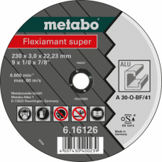 Отрезной круг по металлу METABO 125x2,5x22,23 мм ALU Flexiamant S (616752000)