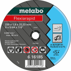 Отрезной круг по нержавеющей стали METABO 125x1,6x22,23 мм A46R Flexiarapid (616182000)