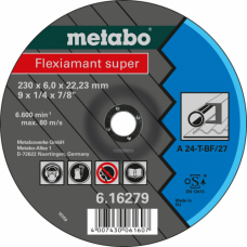 Шлифовальный круг по металлу METABO 125x6,0х22,23 мм A24T Flexiamant S (616486000)