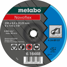 Шлифовальный круг по металлу METABO 150x6,0х22,23 мм A30 Novoflex (616464000)