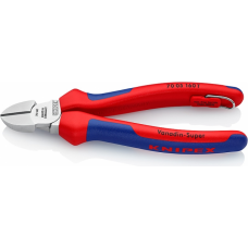 Бокорезы диагональные KNIPEX 7005160T 160 мм со страховочным креплением (KN-7005160T)