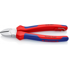 Бокорезы диагональные KNIPEX 7005180T 180 мм со страховочным креплением (KN-7005180T)