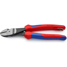 Бокорезы диагональные силовые KNIPEX 7422200T 200 мм со страховочным креплением (KN-7422200T)