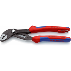 Клещи переставные KNIPEX "COBRA" 8702180T 180 мм со страховочным креплением (KN-8702180T)