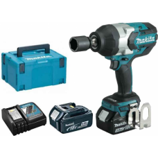 Гайковерт аккумуляторный MAKITA DTW 1001 RTJ ударный  с бесщеточным двигателем (185062)