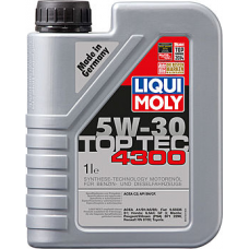 Масло моторное LIQUI-MOLY SAE  5W30 Top Tec 4300   1 л. 8030 cинтетическое (8030)