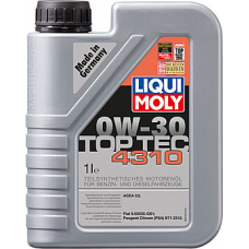 Масло моторное LIQUI-MOLY SAE  0W30 Top Tec 4310   1 л. 2361 полуcинтетическое (2361)