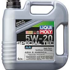 Масло моторное LIQUI-MOLY SAE  5W20 Special Tec AA  4 л 7621 cинтетическое (7621)