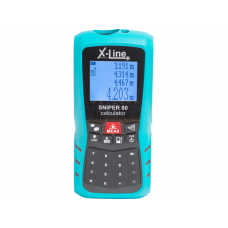 Лазерный дальномер X-LINE SNIPER 80 calculator